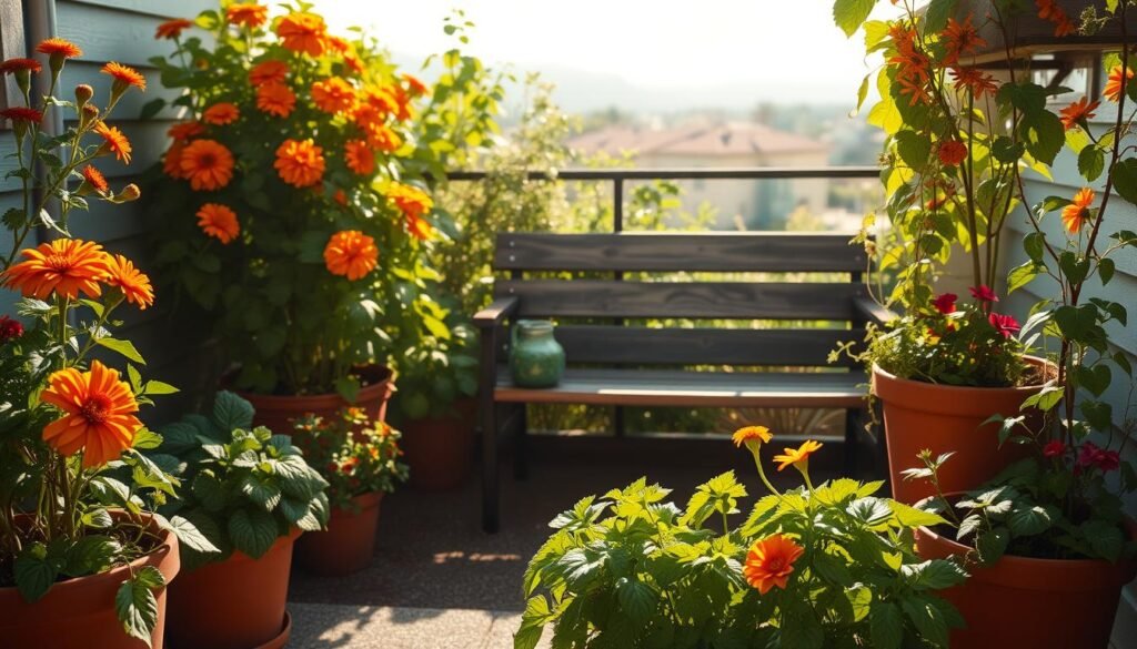 container garden sunlight