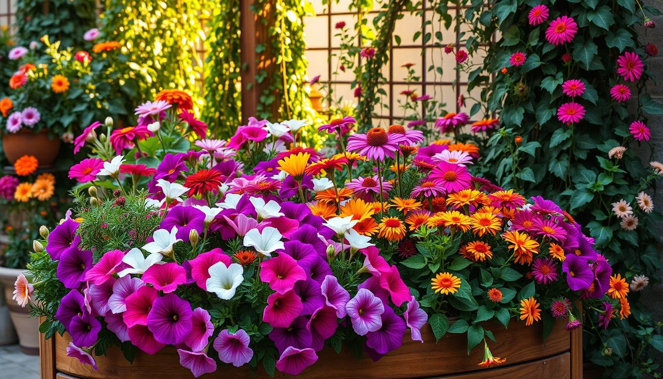 container gardening flowers