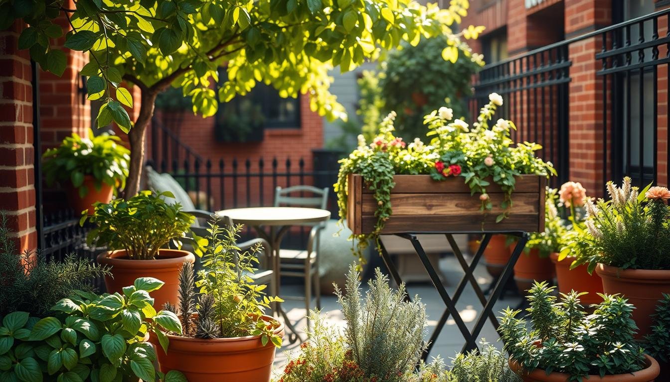herb container gardening
