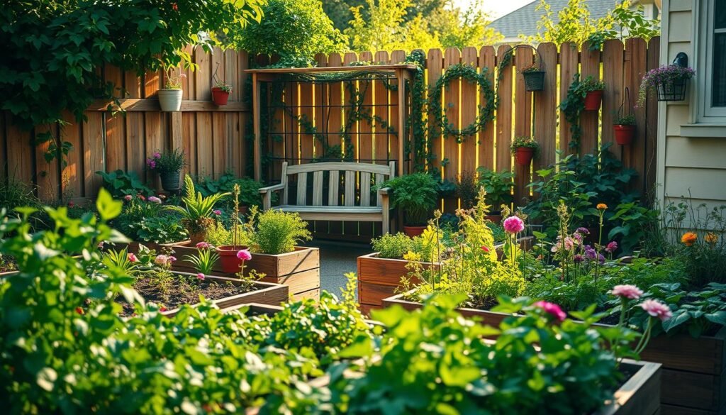 maximizing small garden areas
