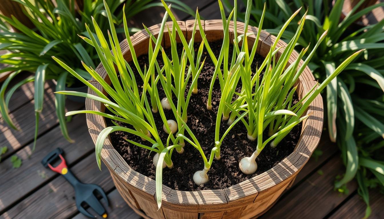 onion container gardening